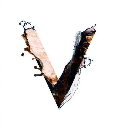 英文字母平面设计(流体)