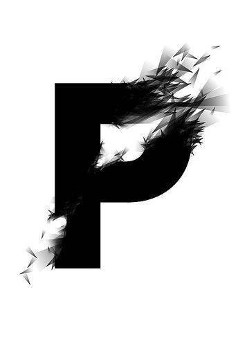 英文字母平面设计(流体)