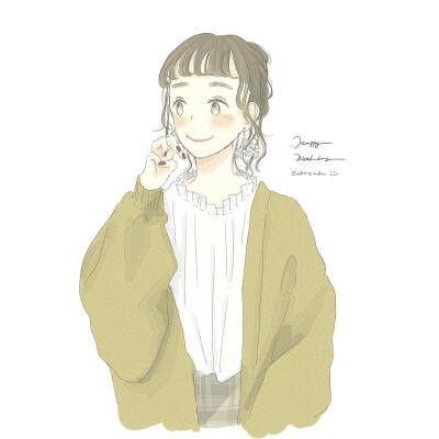 日式插画 服装设计 时尚插画
