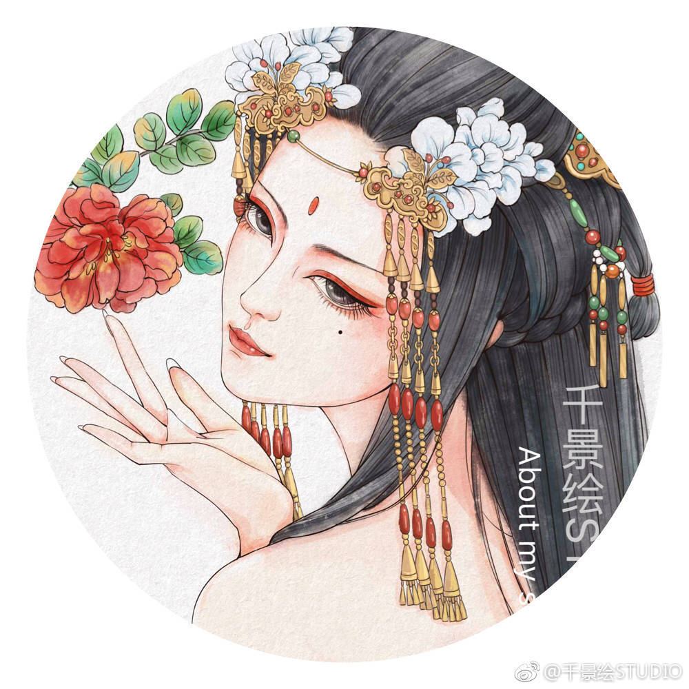 手绘古风女子
画师：千景绘