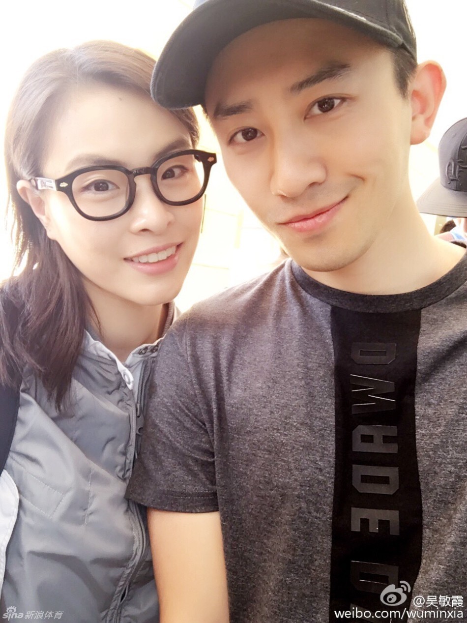 吴敏霞和男友张效诚