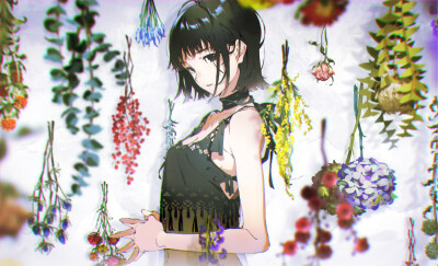 everlasting -flower- 绘师：よねやままい（pixiv id=1554775） 本作品pixiv id=68977253