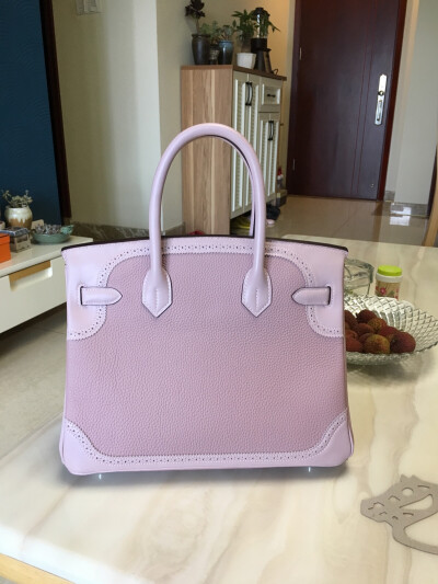 Hermes Birkin30cm 蕾丝边 togo拼swift皮