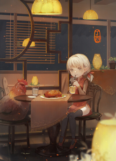 rooster year
Pixiv ID: 61235189
画师: 矮柯Echo