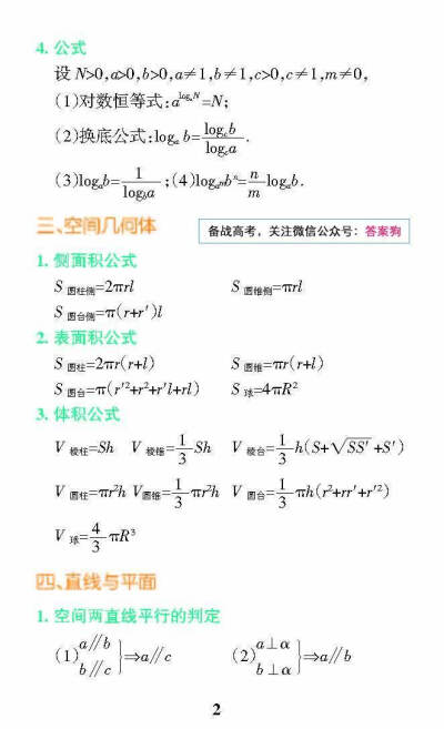 高中数学重要公式
cr.微博