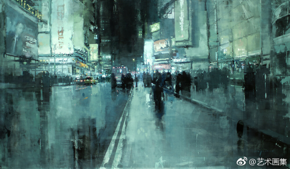 不夜城 艺术家 Jeremy Mann ​