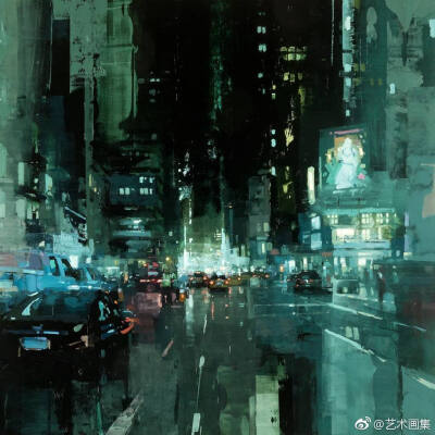 不夜城 艺术家 Jeremy Mann ​