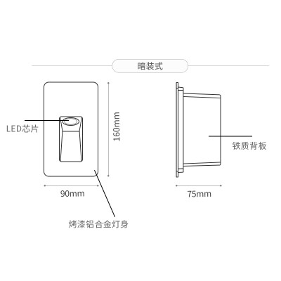 德国柏曼壁灯 走廊过道 阳台 户外 壁灯 现代简约 卧室床头灯