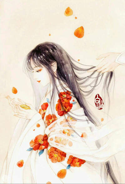 手绘古风女子
画师：白岫