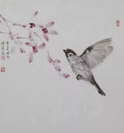 工笔花鸟画