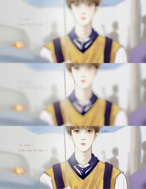 EXO吴世勋手绘漫画饭制