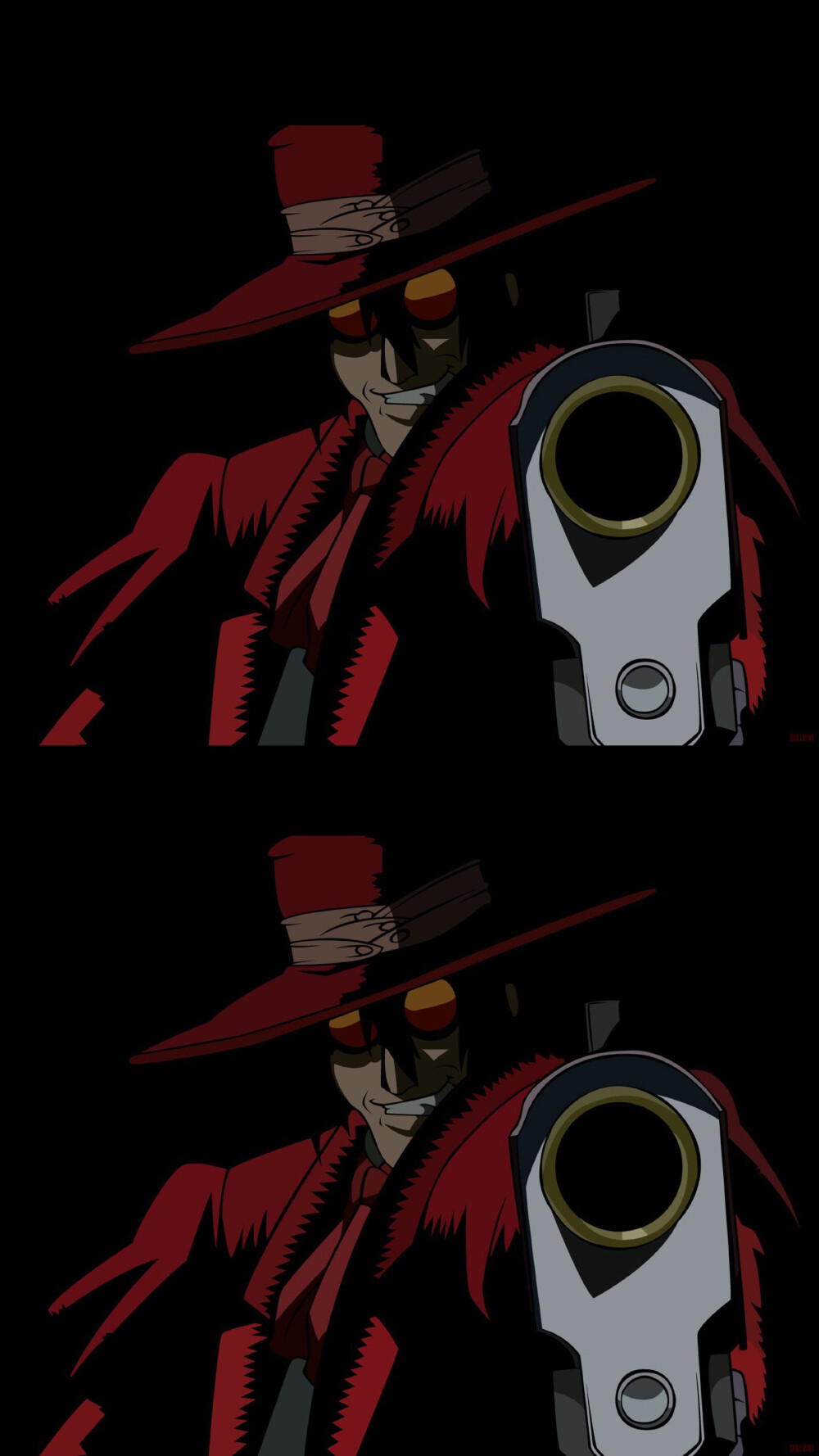 手机壁纸插画厄夜怪客