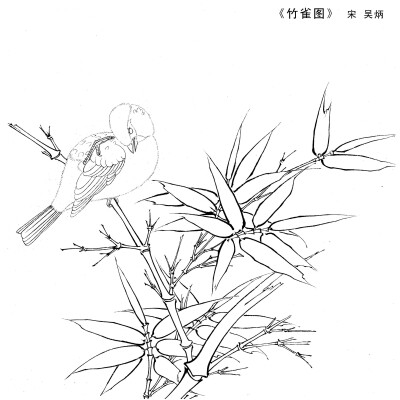 儿童画素材
白描
线描
速写