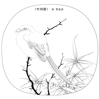 儿童画素材
白描
线描
速写