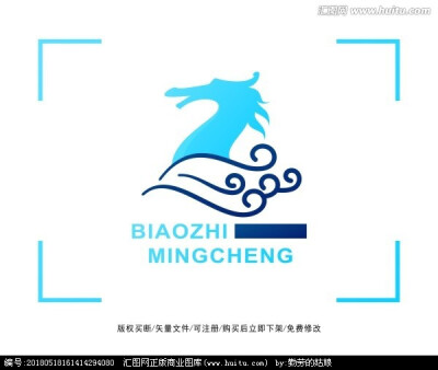 龙 水资源 标志 LOGO