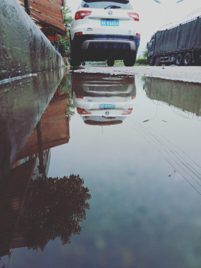 下过雨了……