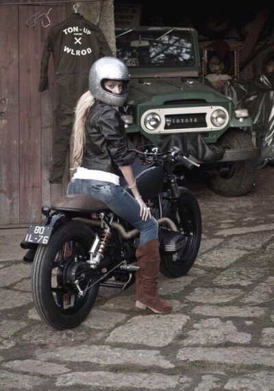 biker girl