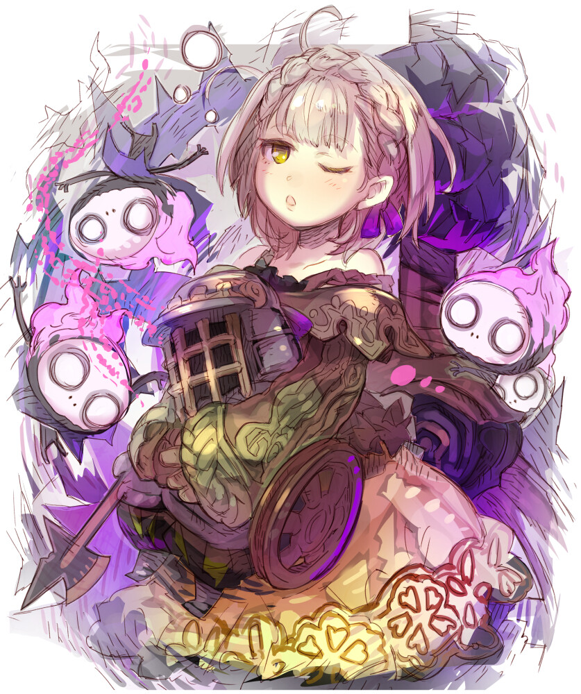 SINoALICE 死亡爱丽丝 睡美人 绘师：はく（pixiv id=462676）本作品pixiv id=68977488