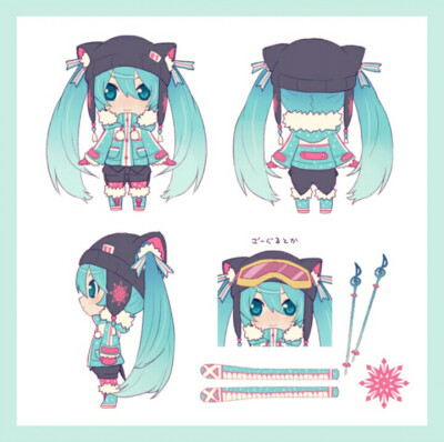 雪初音
滑雪服设计