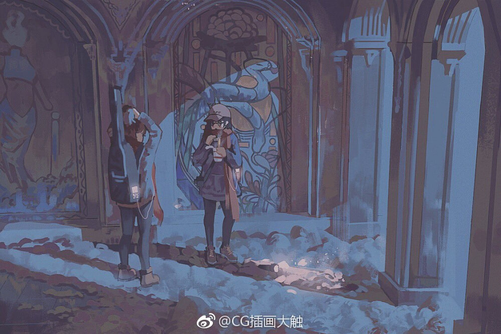 爱摄影的姑娘。P站画师：Klegs，PID=20345732 ​ （转）via @P站画师 ​