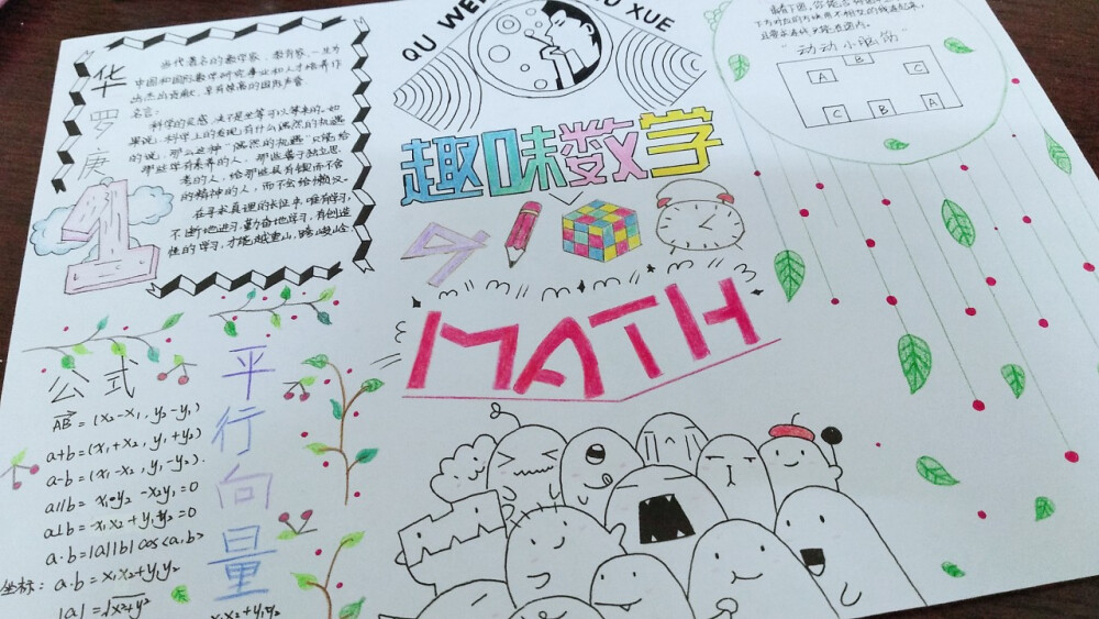 数学手抄报