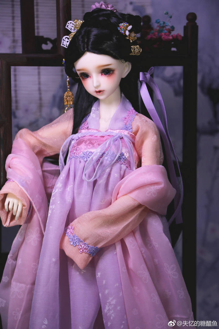 娃娃bjd 图源水印
古风娃娃 bjd私养