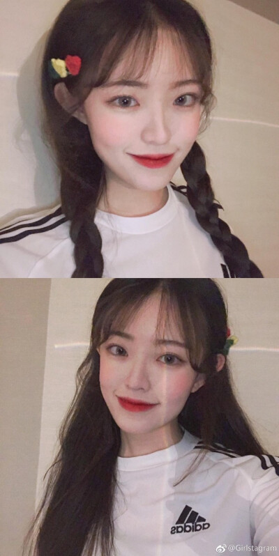 18岁的韩国元气美少女 Kim Ka Eun散发着像水蜜桃般的甜美气息而且目前还是一名乐队的主唱可爱又有才的女孩子简直魅力满分！ Instagram: kani_o3o ​​​​