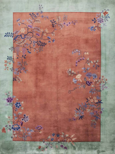 1920年代的美国设计师设计的中国地毯。