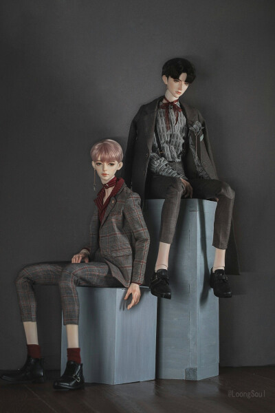 「Eleven＆晏琂」美男 帅哥 SD娃娃 BJD 玩具 人偶 壁纸 萌物 