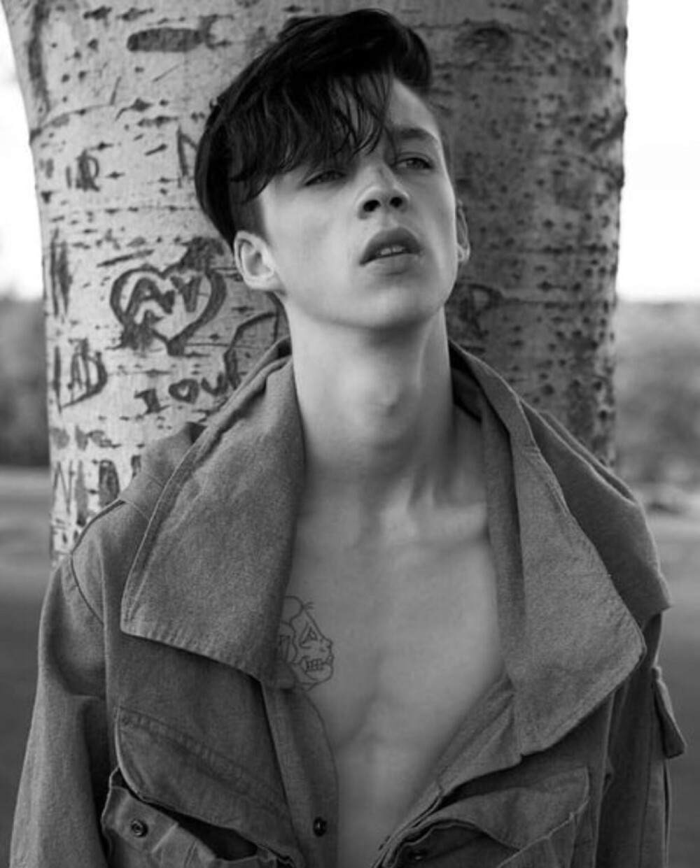 男模Ash Stymest. 图源ins：recklesstymest