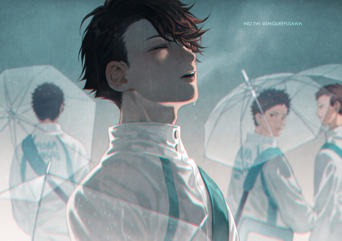 排球少年 及川徹绘师 時雨不沢 Pixiv Id 本作品pixiv Id 堆糖 美图壁纸兴趣社区