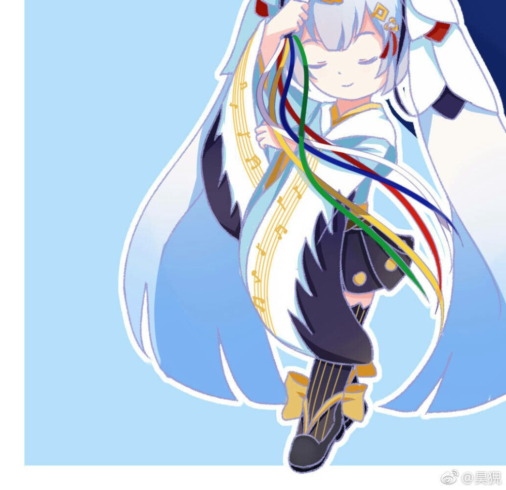 初音套图9张‖Snow Miku 雪Miku 雪初音 雪未来 雪ミク 画师：昊猊 来源微博