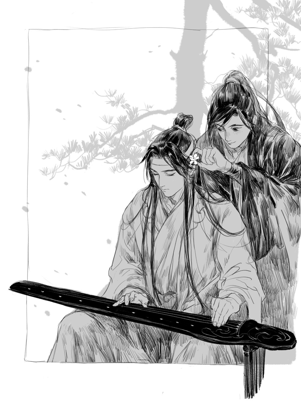 〔 魔道祖师 〕九霄寒鹤 绘