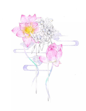 手绘古风静物
画师：长信