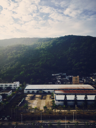 小镇风景 天空 晚霞 森林 美景 古镇 澳门 旅行 自然的我的城 珠三角 侨乡 地理 交通发达 