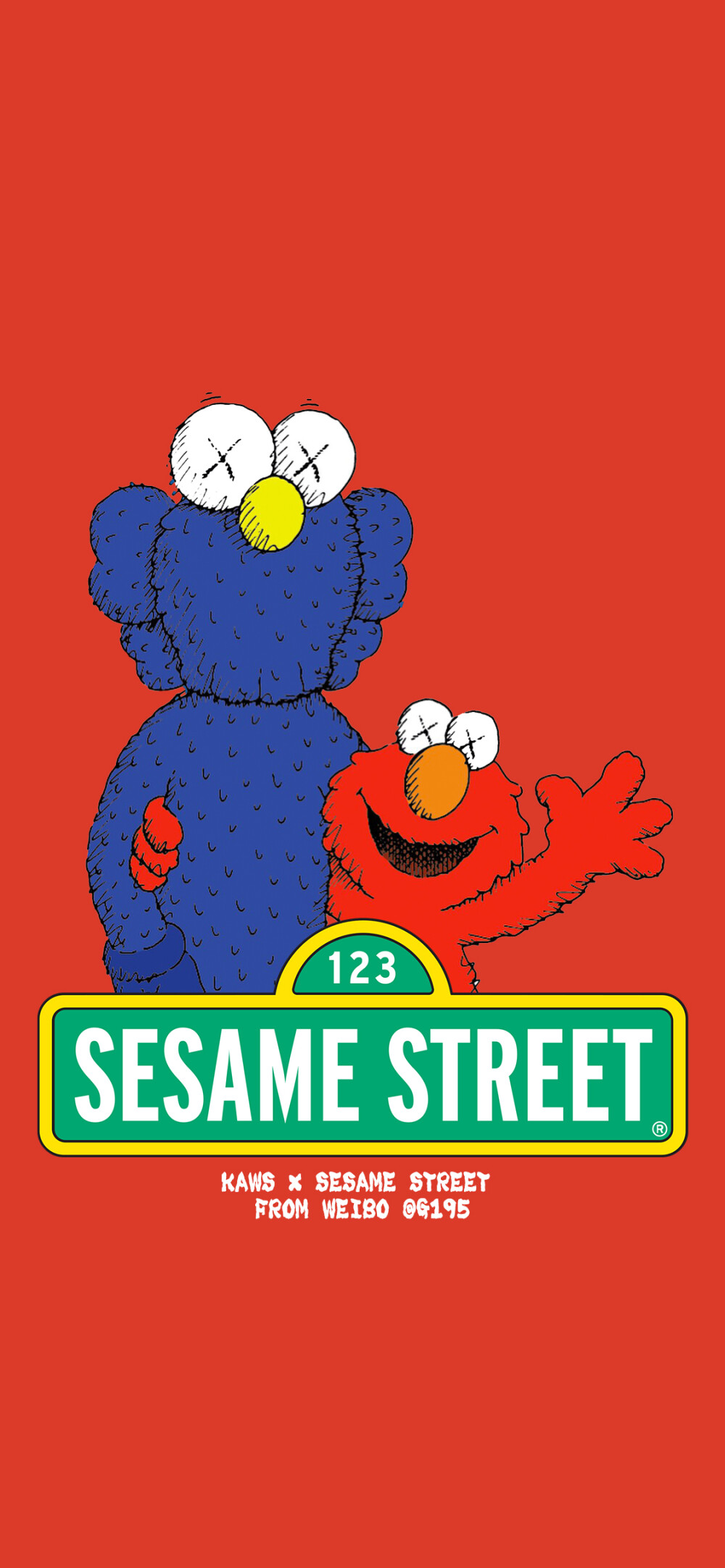 KAWS × Sesame Street