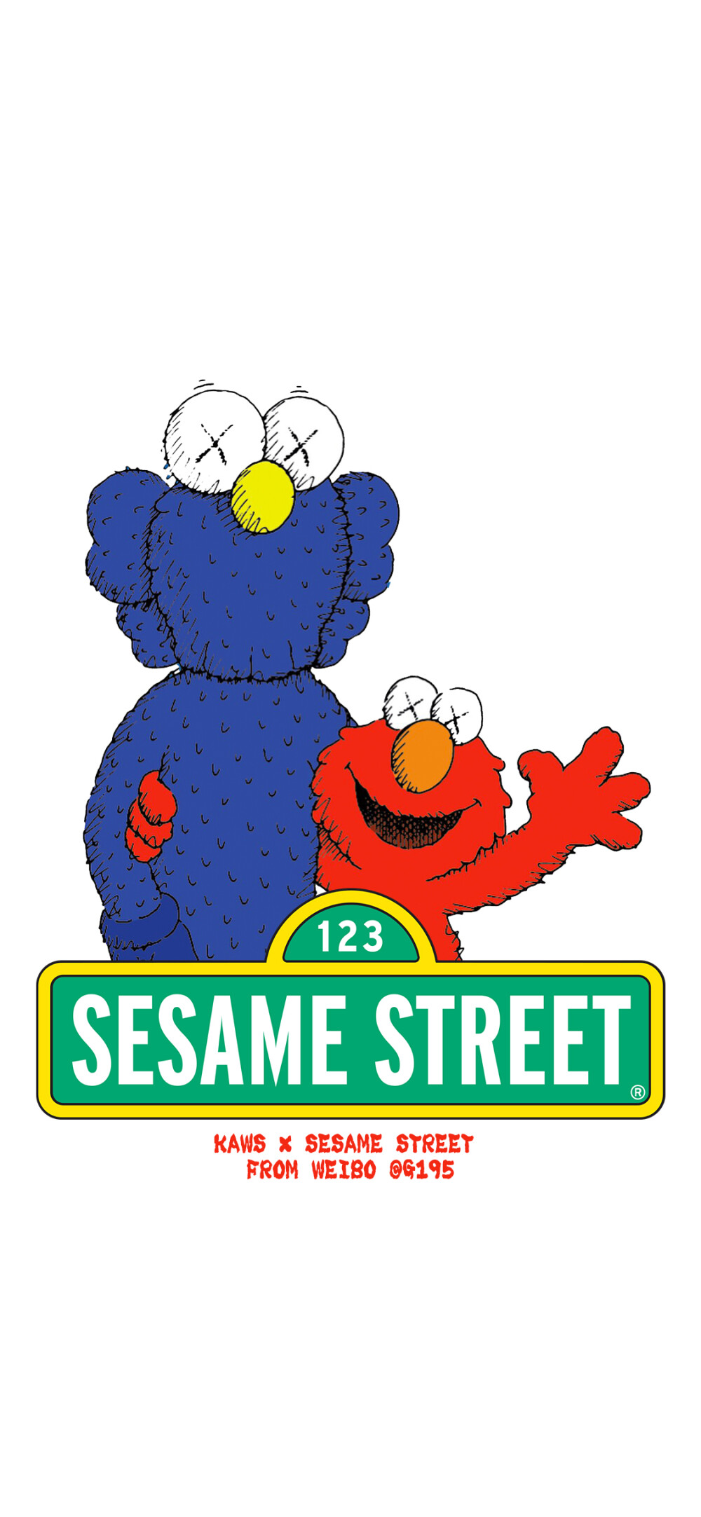 KAWS × Sesame Street