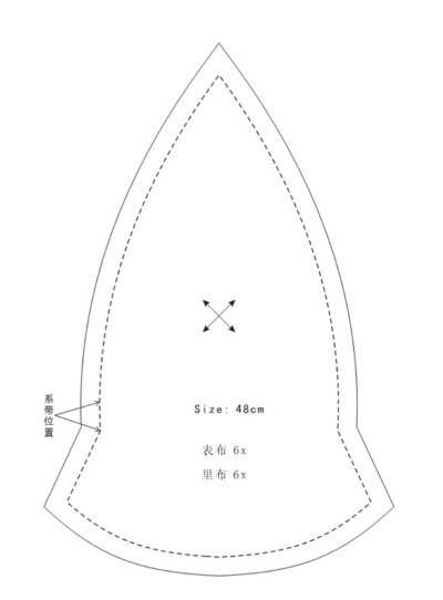 婴儿帽头围48