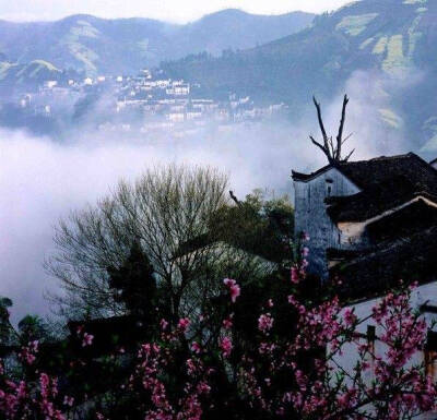 日暮苍山远