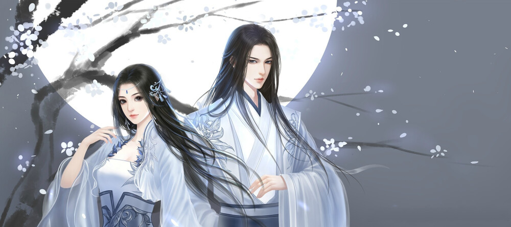 (古风情侣) 绘师：安渣渣的移动城堡