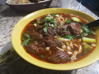 first time ever ate my favorite beef noodle soup in U.S.