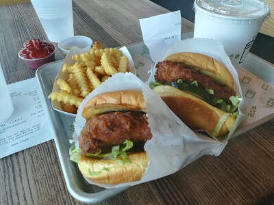 American style burger 