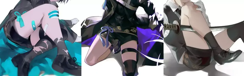 全程看谦信景光的腿～（*/∇＼*）