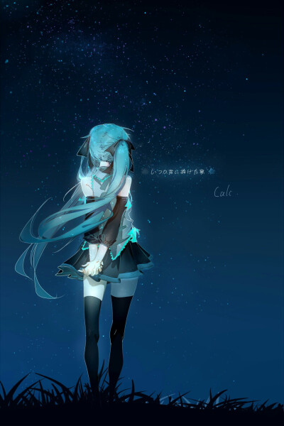 初音未来 唯美 星空