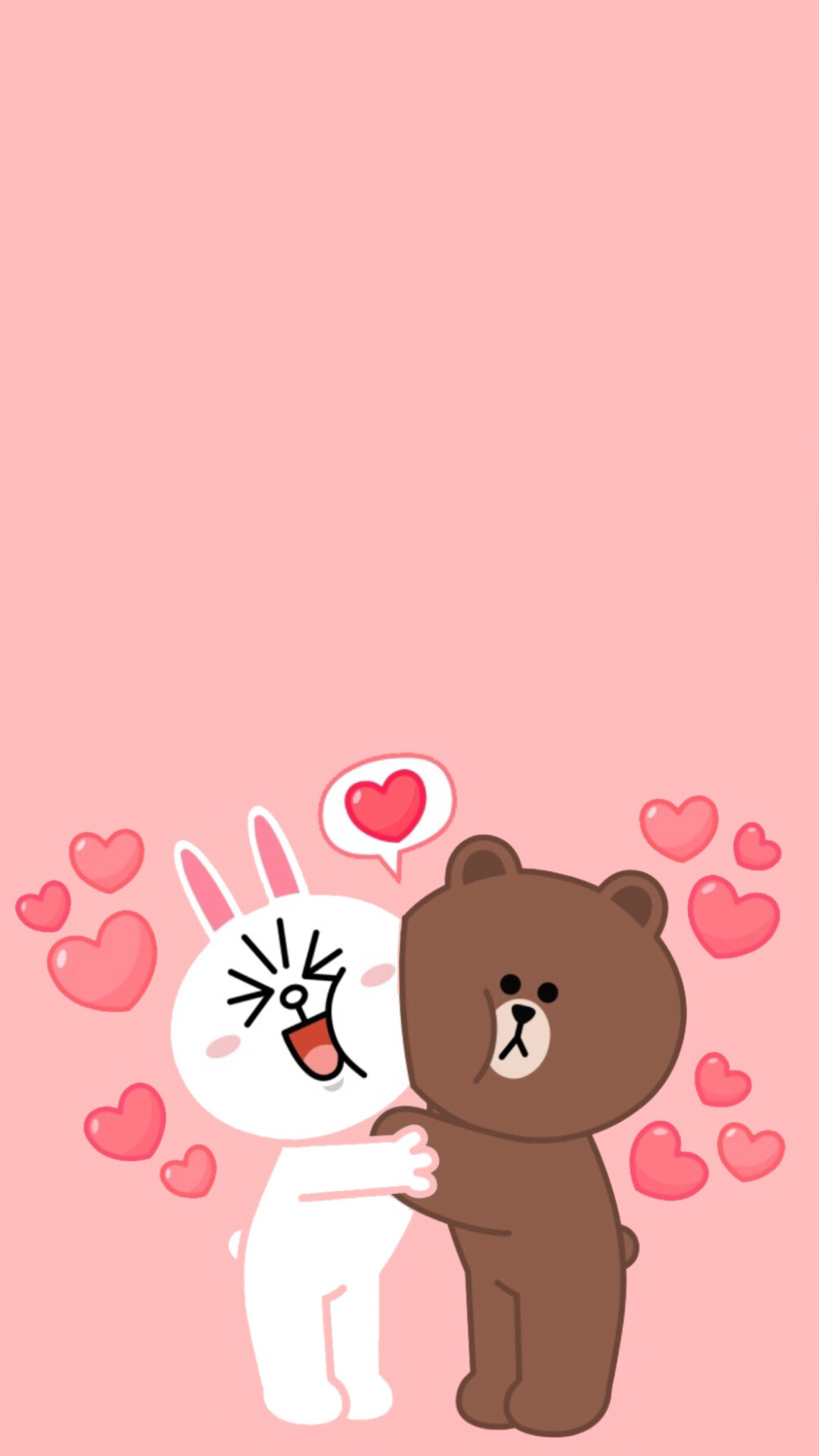 line friend 壁纸 情侣 手机壁纸