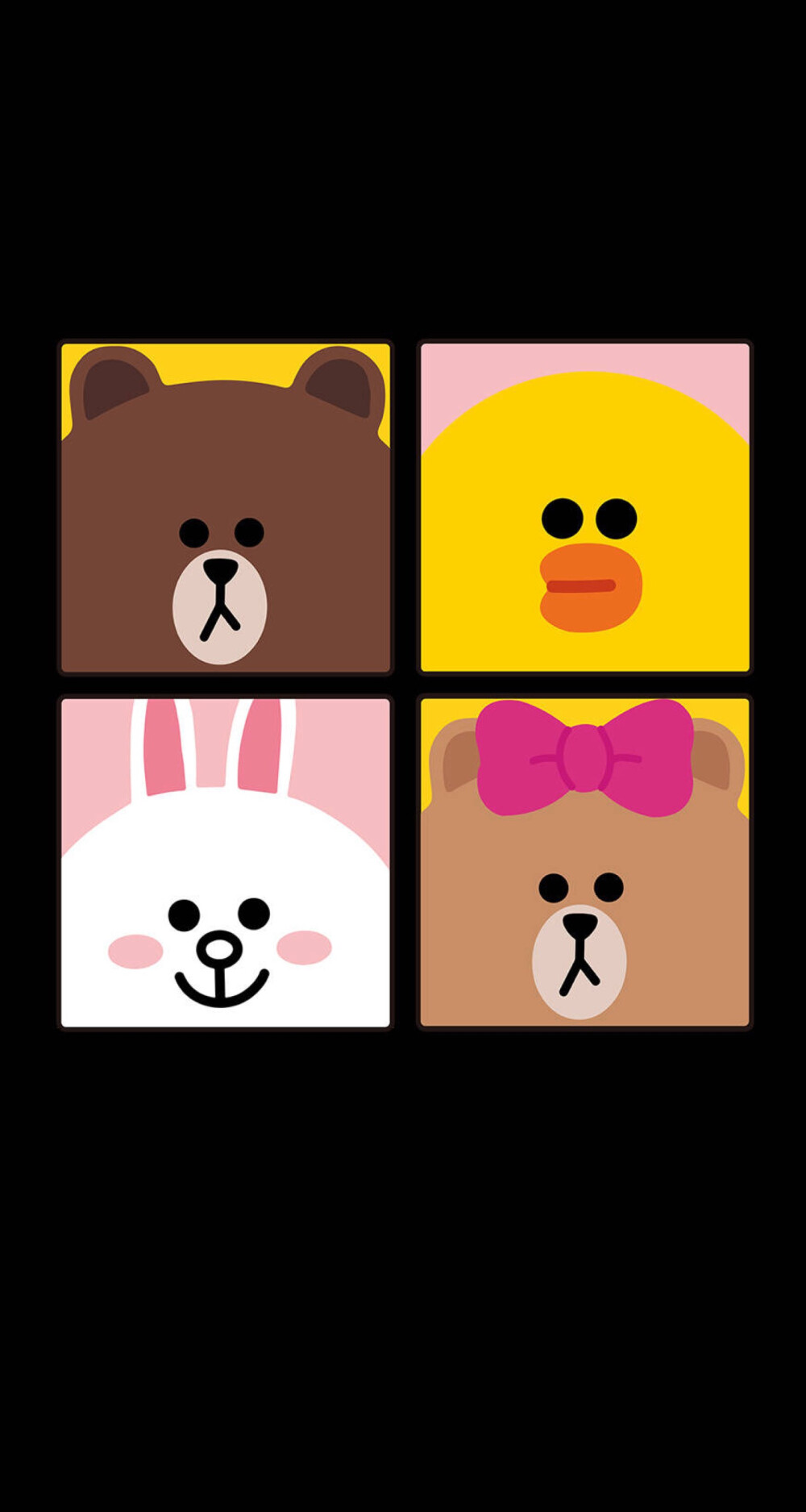 line friend 壁纸 情侣 手机壁纸