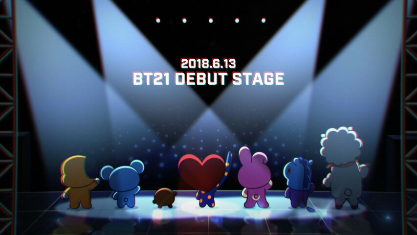 BT21
Van Koya RJ Shooky Mang Chimmy TATA Cooky
