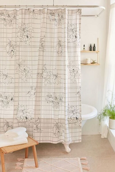 夏天清爽的冲凉的浴帘也需要美美的，整体levl提升一个档次的清新风格，喜欢上面的图案，也喜欢上面留下的水蒸汽和香味。