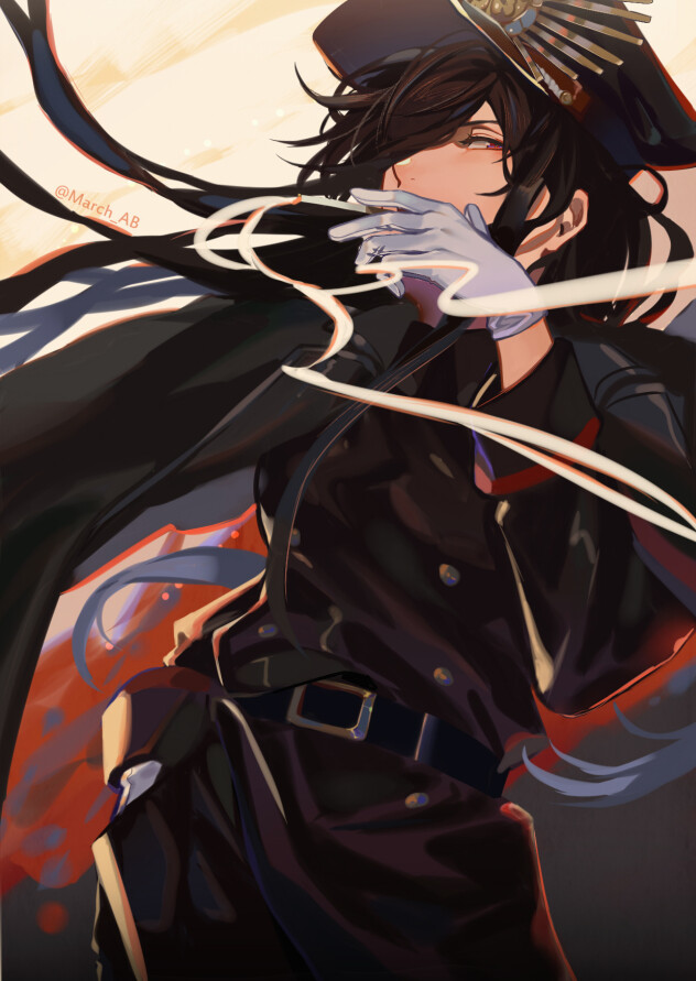 Fate/Grand Order 织田信长 绘师：三月AB（pixiv id=6462820） 本作品pixiv id=69299039