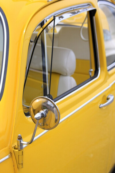 Yellow VW by hoyachicknyc